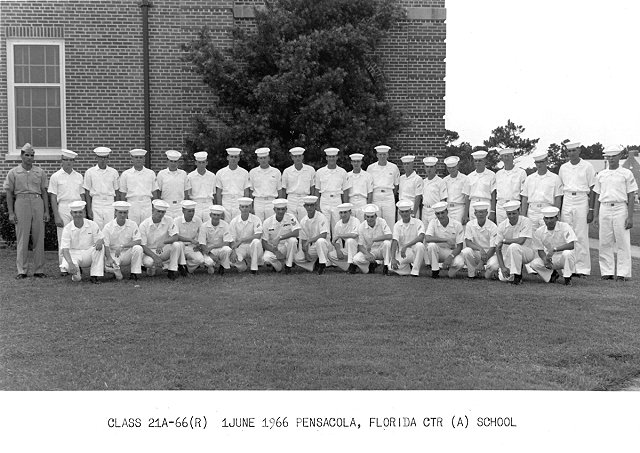 Corry Field CTR Basic class 21A-66(R) of June 1966 - Instructor: CT1 Kooker